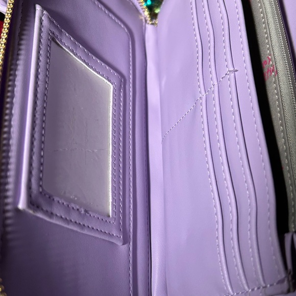 Betsey Johnson Purple XOLAYLA Clutch Crossbody 8.5” x 5” Quilted Bag NWT - Picture 10 of 16